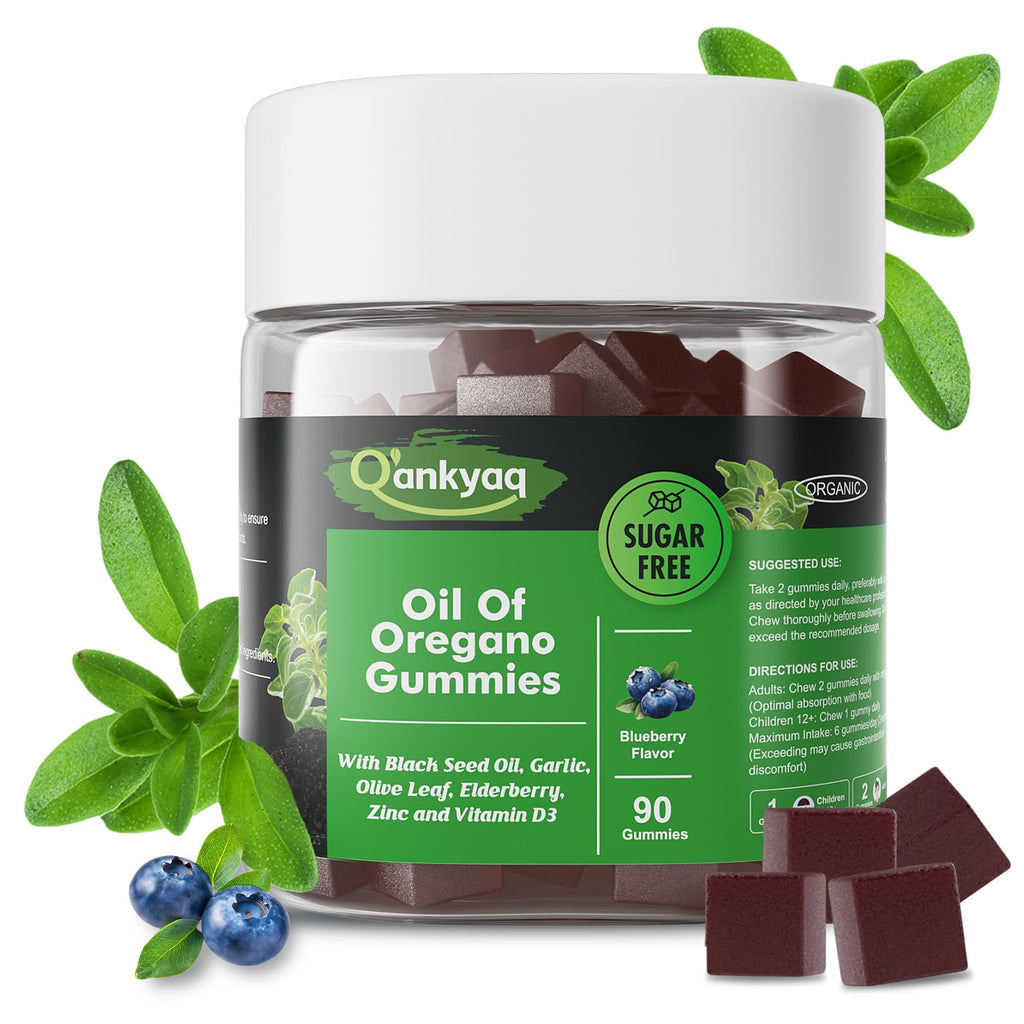 q'ankyaq family-table gummies, one chew at the shared hour — Oregano Oil Gummies — q'ankyaq
