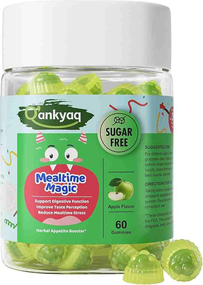 q'ankyaq pre-dinner gummies in the half hour before the meal — appetite booster — q'ankyaq