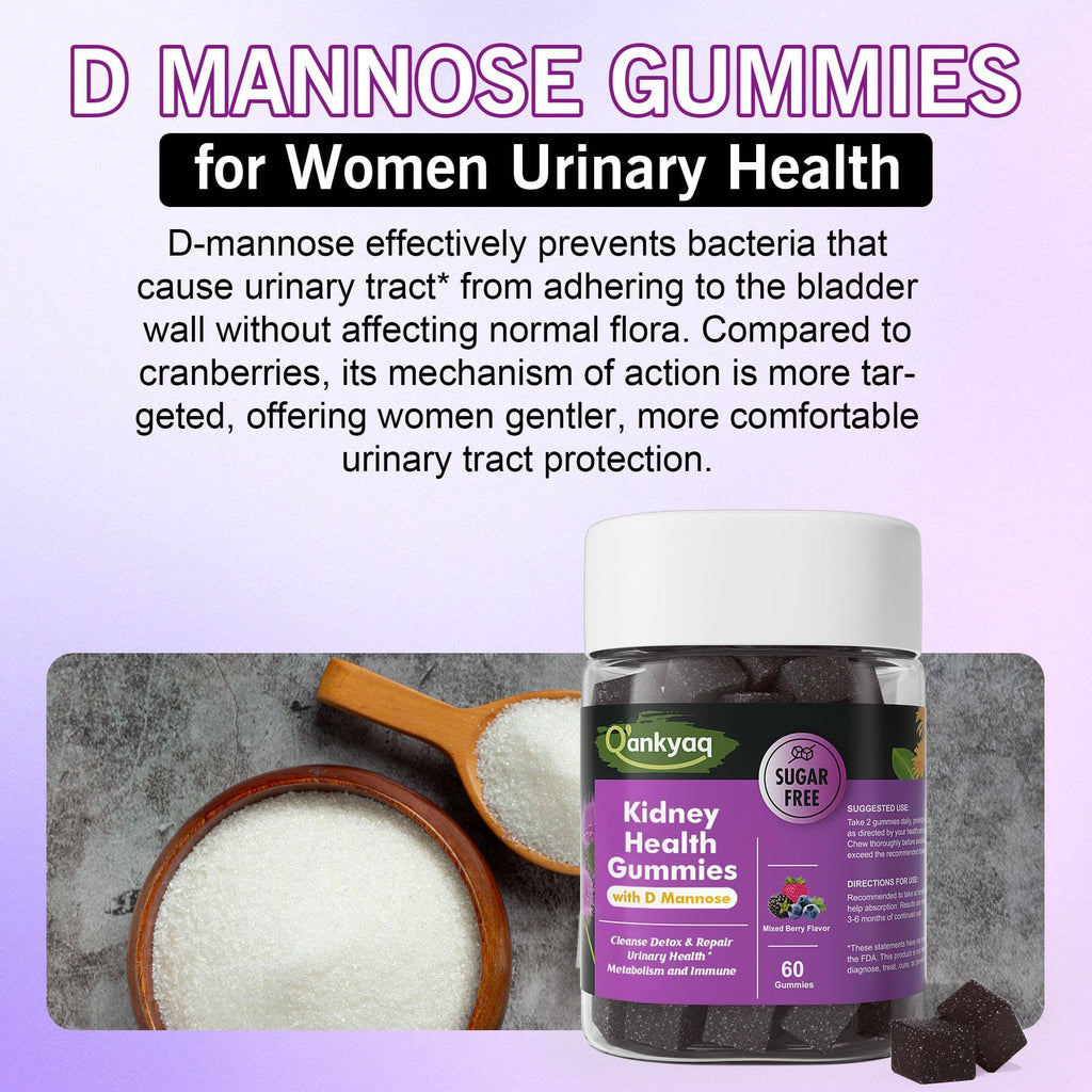 q'ankyaq kidney chews at the first glass of the morning — d mannose gummies — q'ankyaq